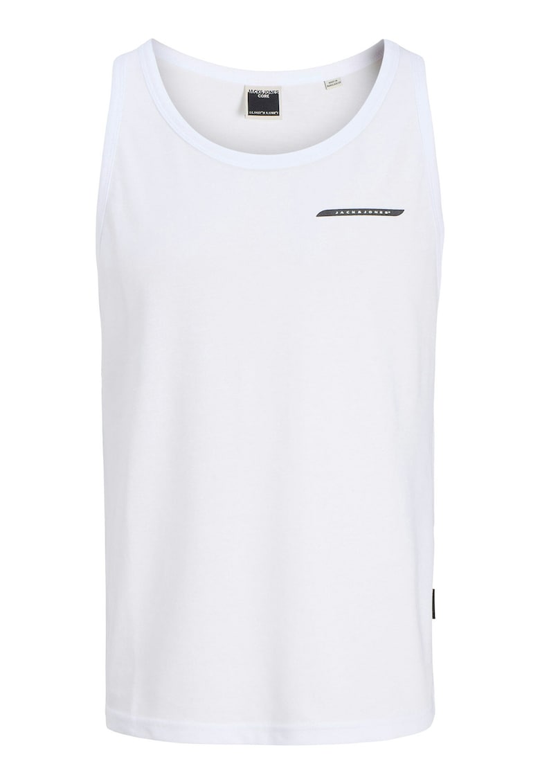 Maiou barbati Jack Jones - 12276614 - Bumbac/Poliester - Alb