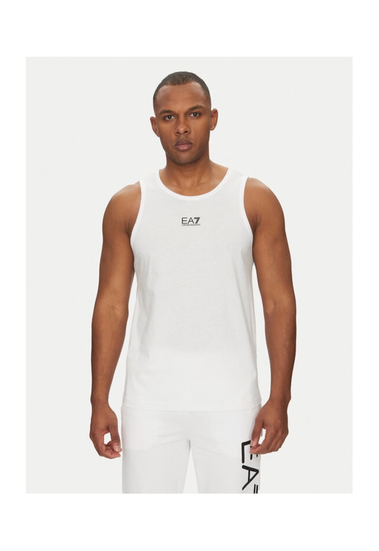 Maiou barbati Emporio Armani - 7M000295 AF10375 - Bumbac - Alb - Alb