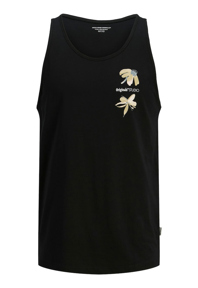 Maiou barbati Jack Jones - 12275464 - Bumbac - Negru