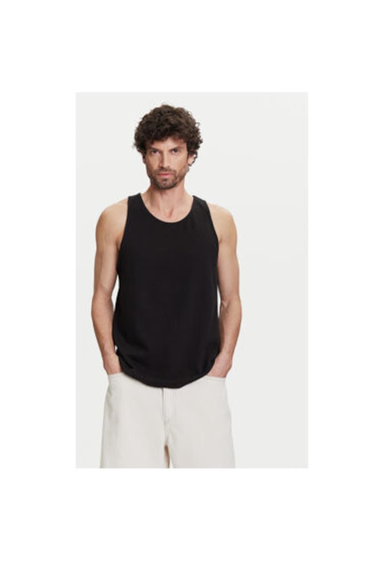 Maiou barbati 768254-01 - Bumbac/Poliester reciclat - Negru - Negru