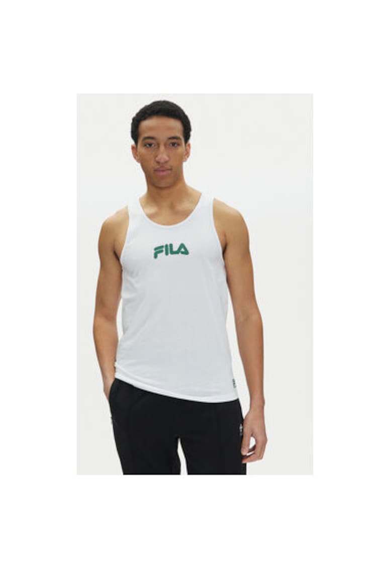 Maiou barbati  FAM0919 - Bumbac - Alb