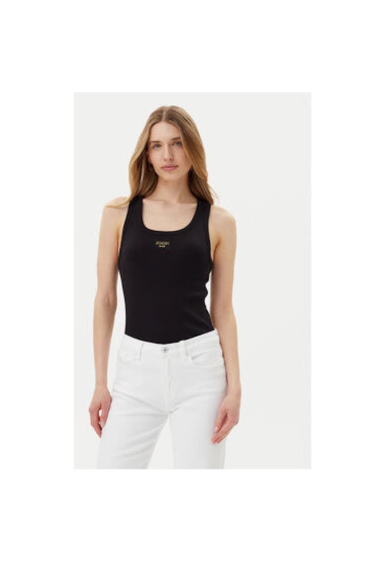 Top dama 10019315 30046103 - Bumbac - Negru - Negru
