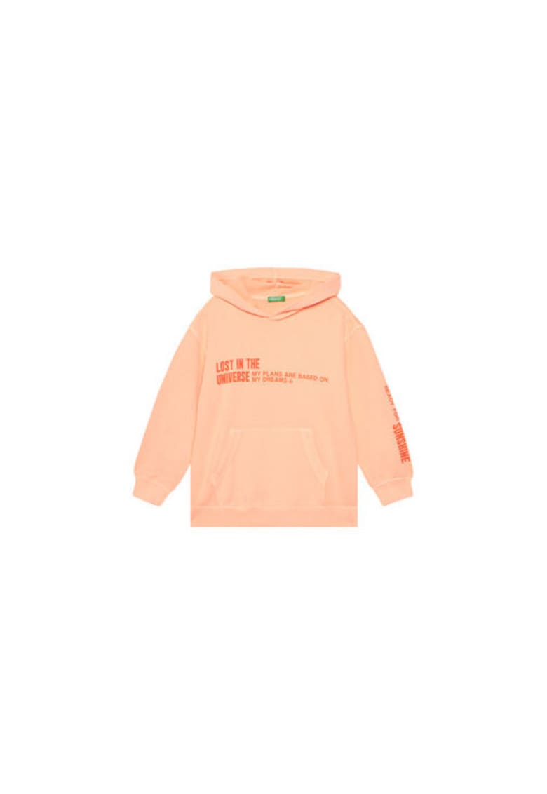 Bluza baieti 3WITC204G - Bumbac - Portocaliu - Portocaliu