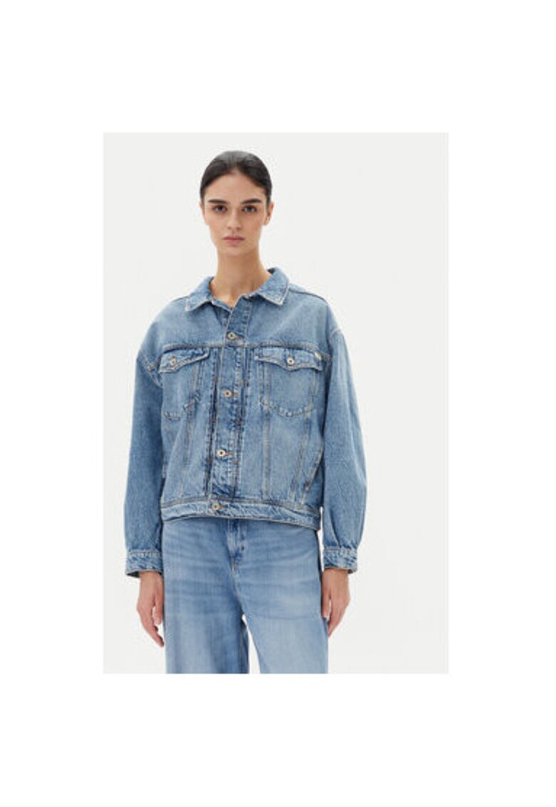 Jacheta de blugi dama  1016219 - Bumbac - Albastru