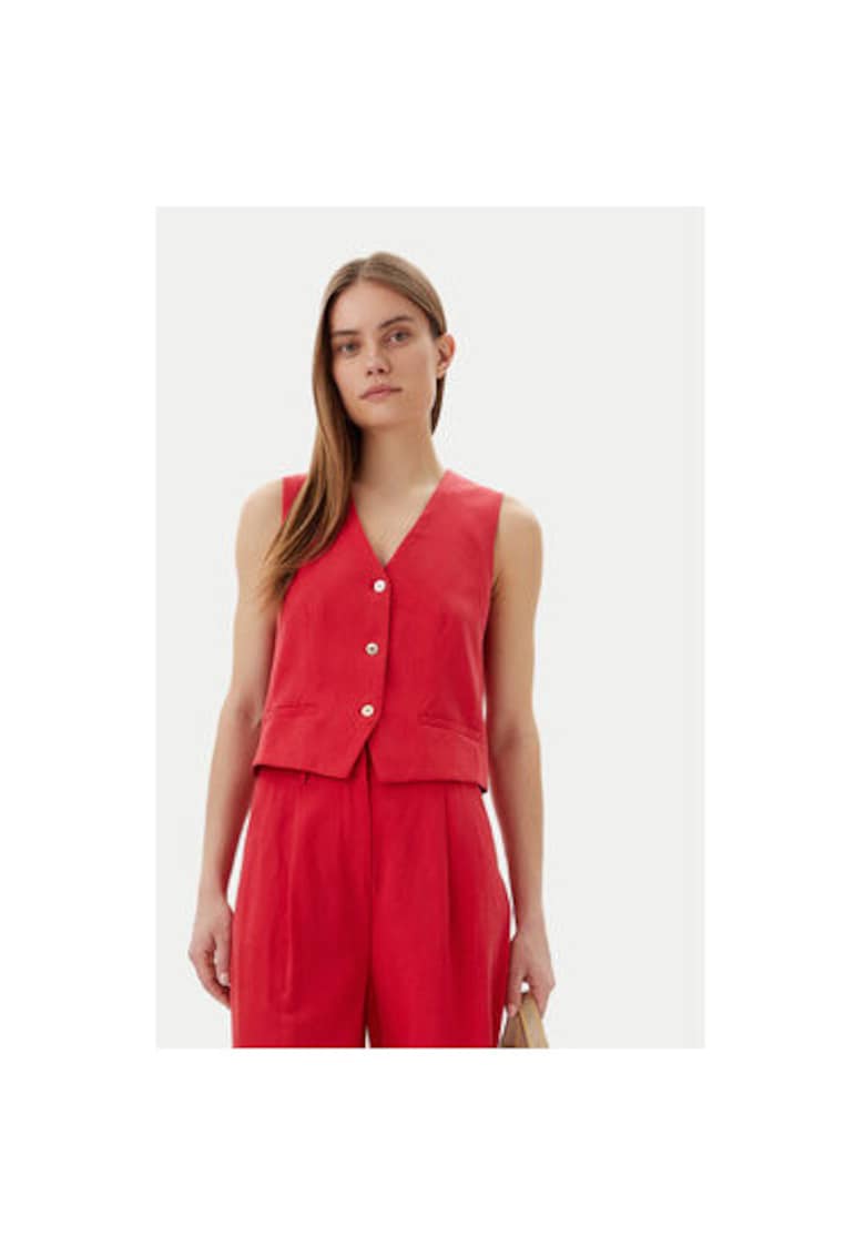 Vesta dama LS2502007 - Tencel/In - Rosu