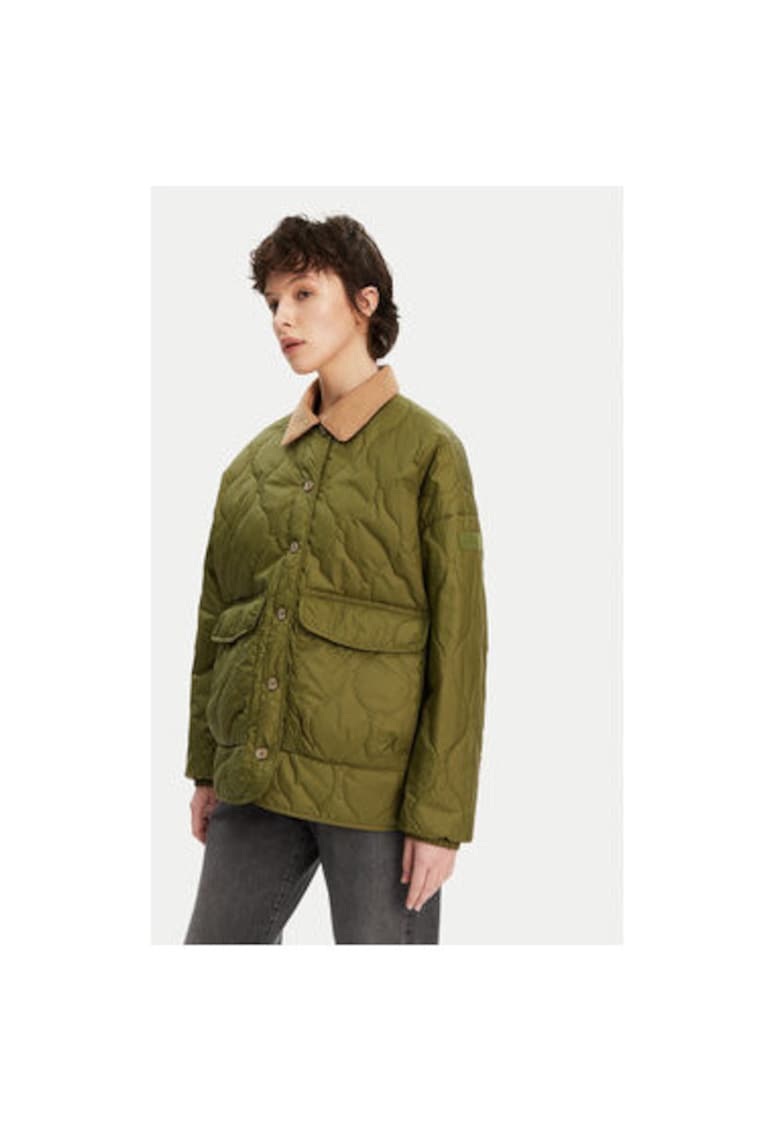 Jacheta dama  NP0A4IFAG1V1 - Poliester - Verde