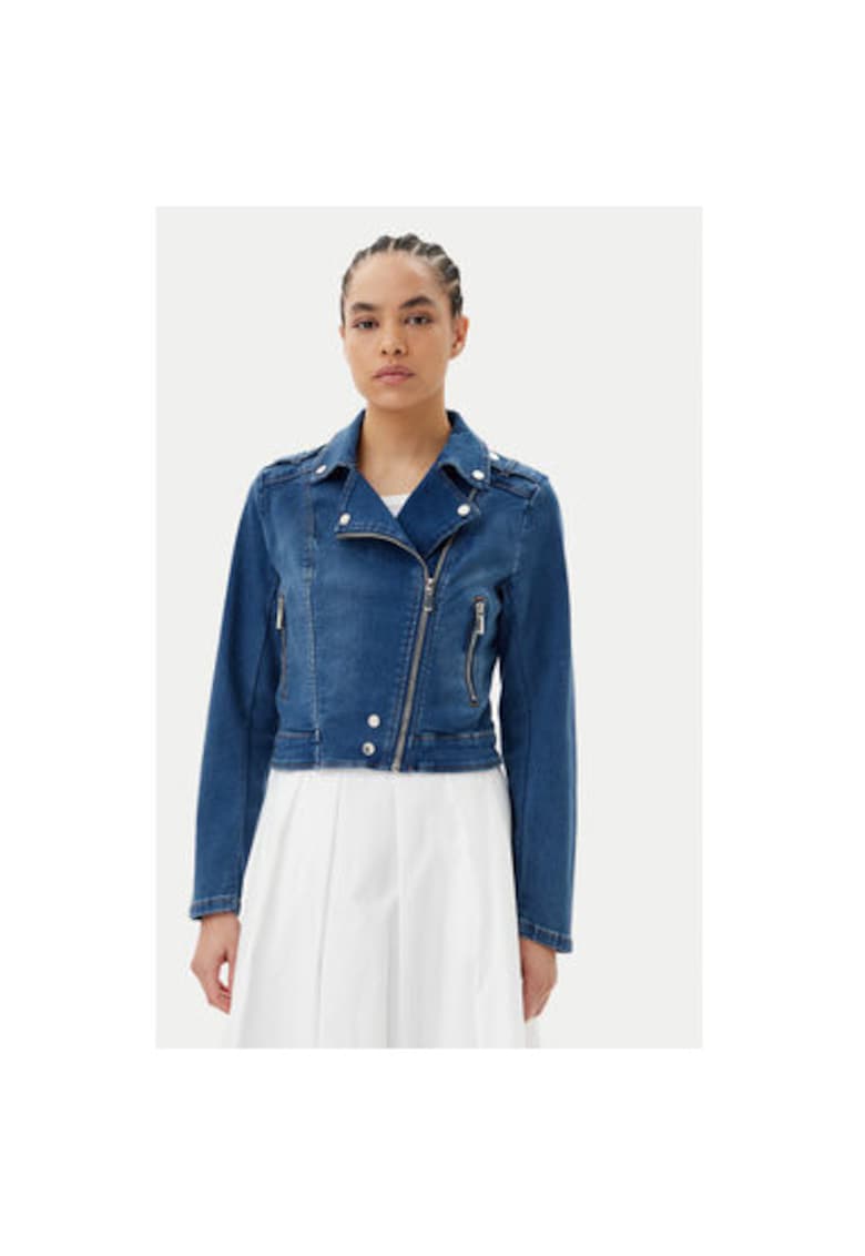 Jacheta de blugi dama  241-VAMMY - Bumbac/Poliester - Albastru