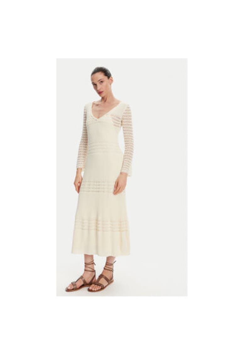 Rochie dama PL953712 - Viscoza - Bej - Bej