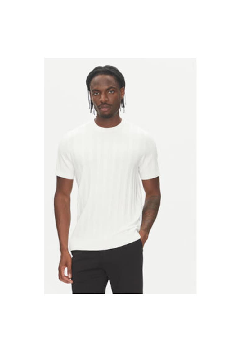 Pulover barbati  30-804064 - Viscoza/Nylon - Alb