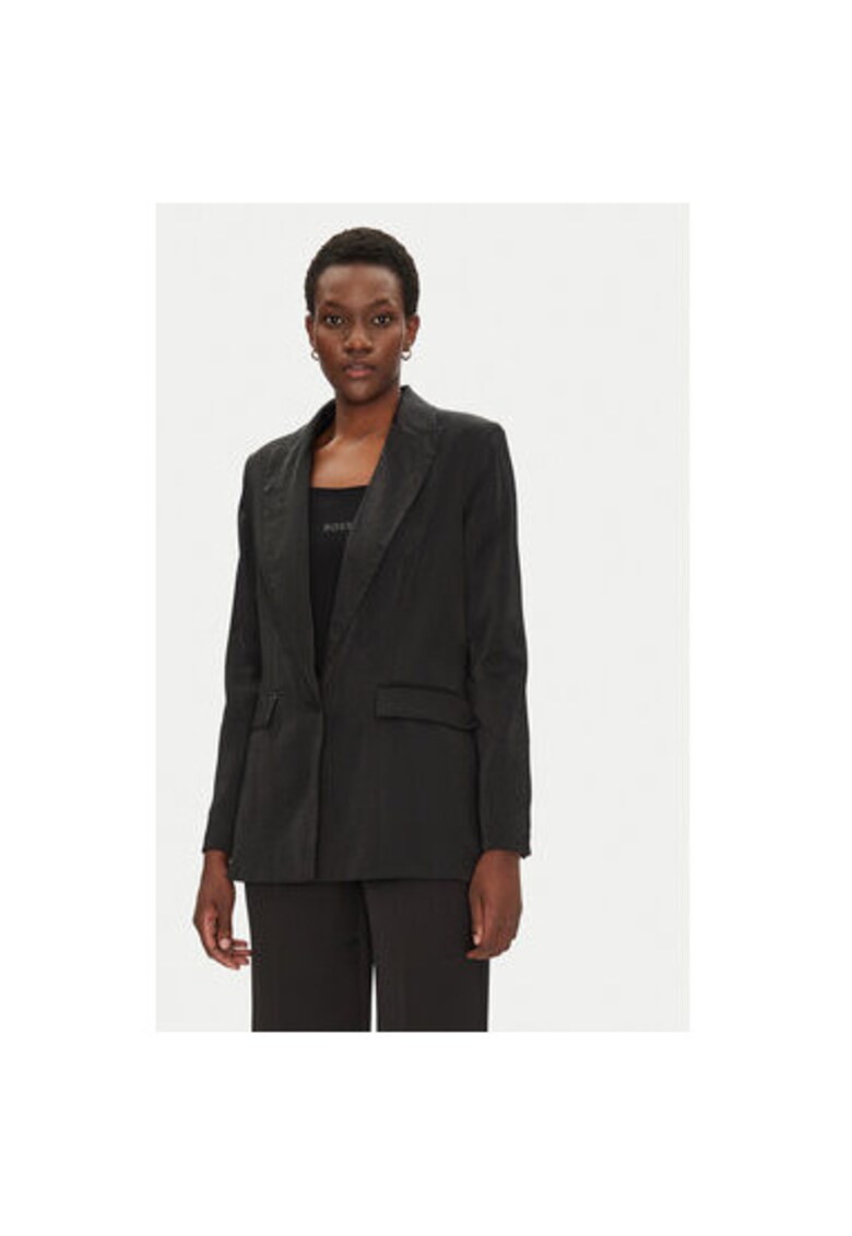 Sacou dama  251-VTEO.F - Viscoza/Poliester - Negru