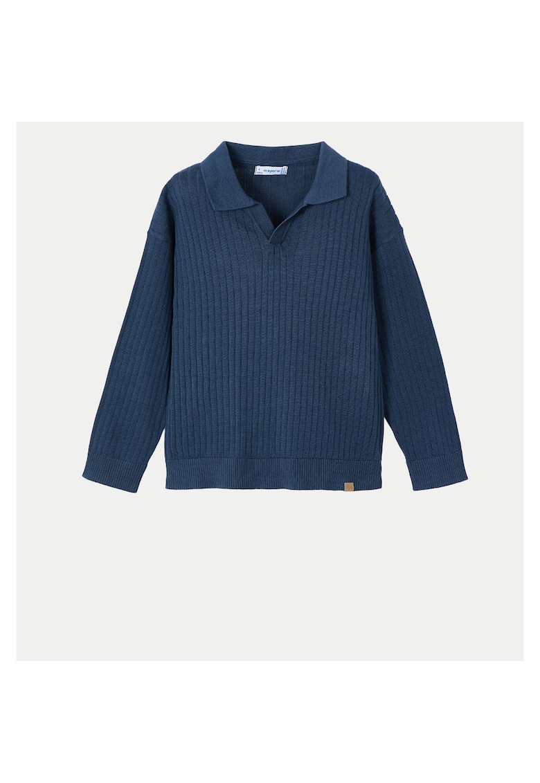 Pulover baieti 3367 - Bumbac/Poliamida - Bleumarin - Bleumarin