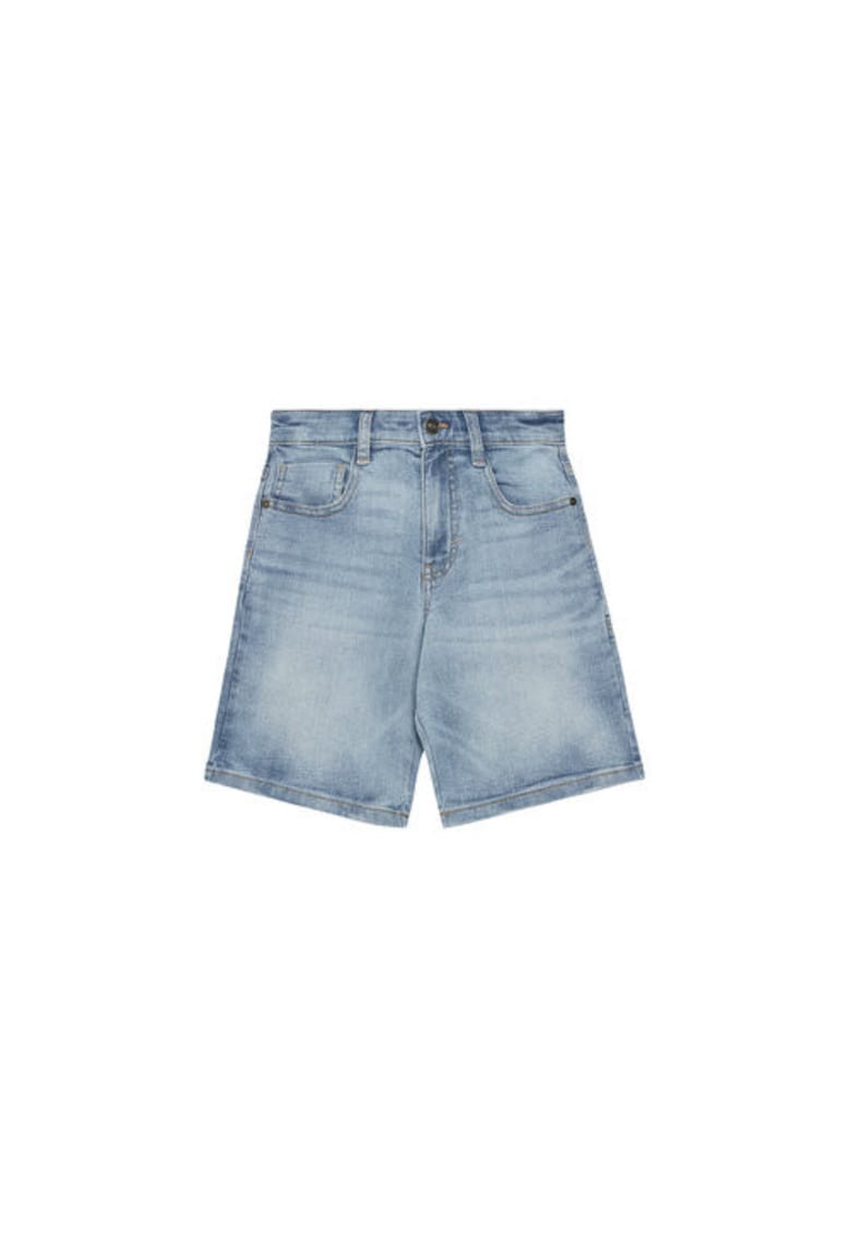 Pantaloni scurti din denim baieti 4PORC903I - Bumbac/Poliester - Albastru - Albastru