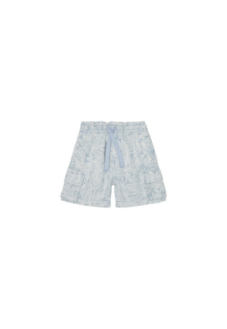 Pantaloni scurti baieti 4Q89G902L - In/Viscoza - Albastru - Albastru