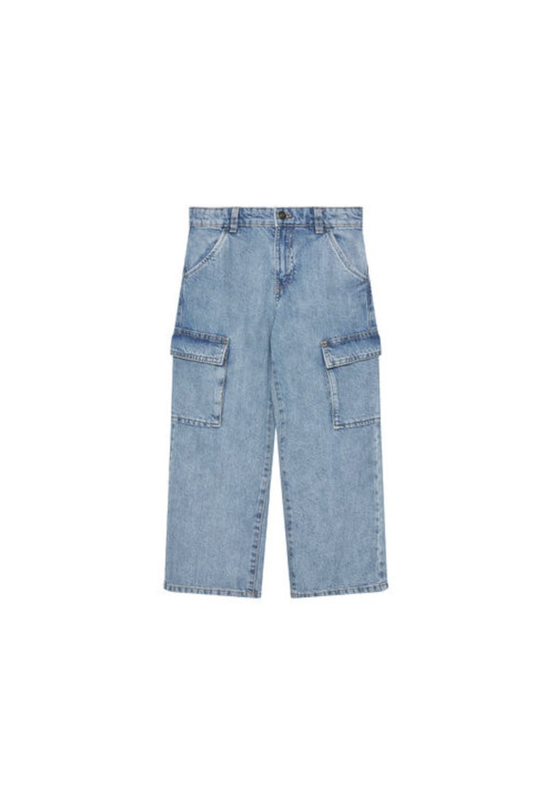 Pantaloni baieti 4R76CE041 - Bumbac - Albastru - Albastru