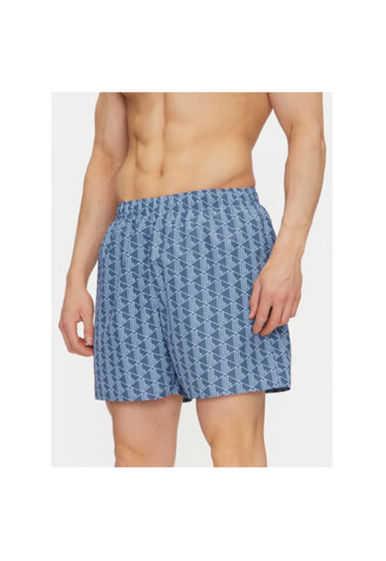 Pantaloni scurti de baie barbati  MH9086 - Poliester reciclat - Albastru