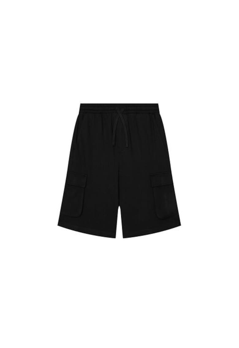 Pantaloni scurti sport baieti  39DJC902N - Bumbac organic - Negru