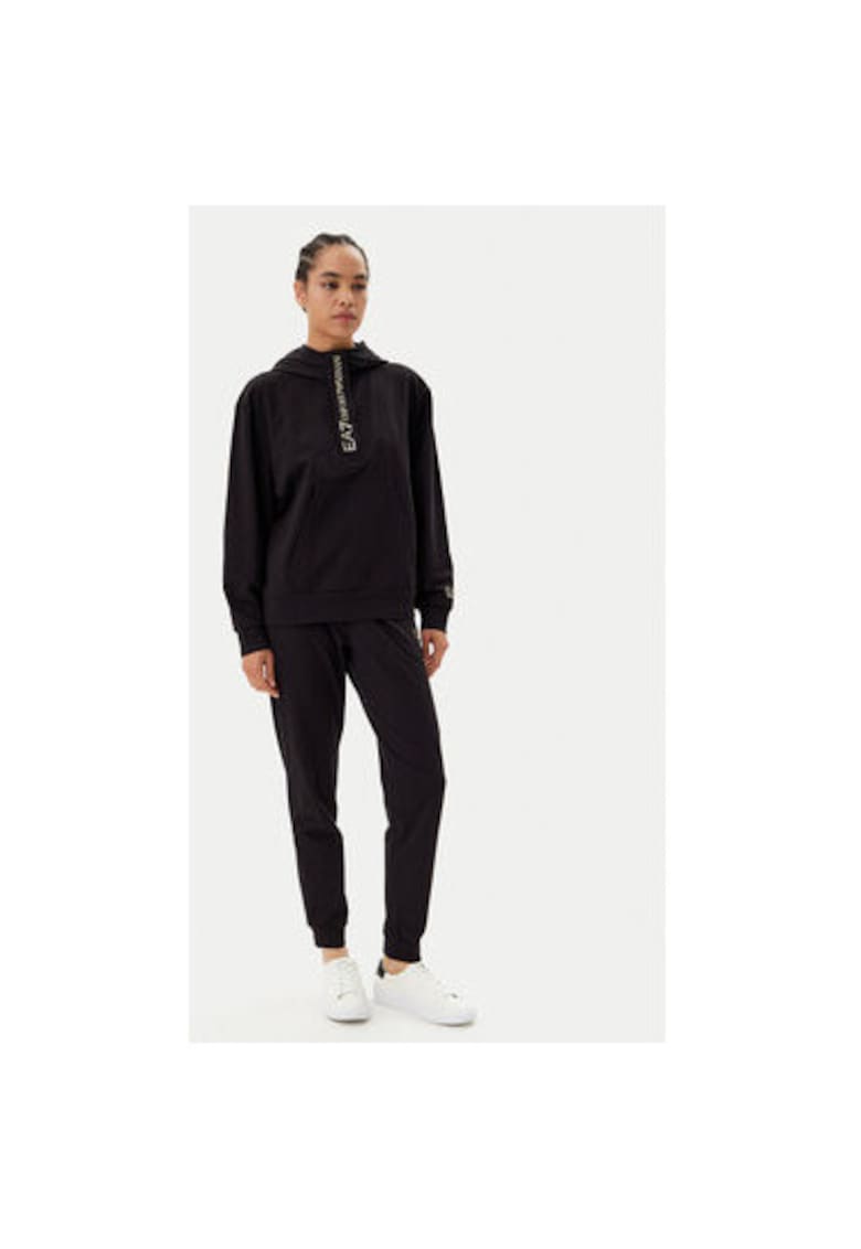 Trening dama Emporio Armani - 7W000117 AF13135 - Bumbac/Elastan - Negru - Negru