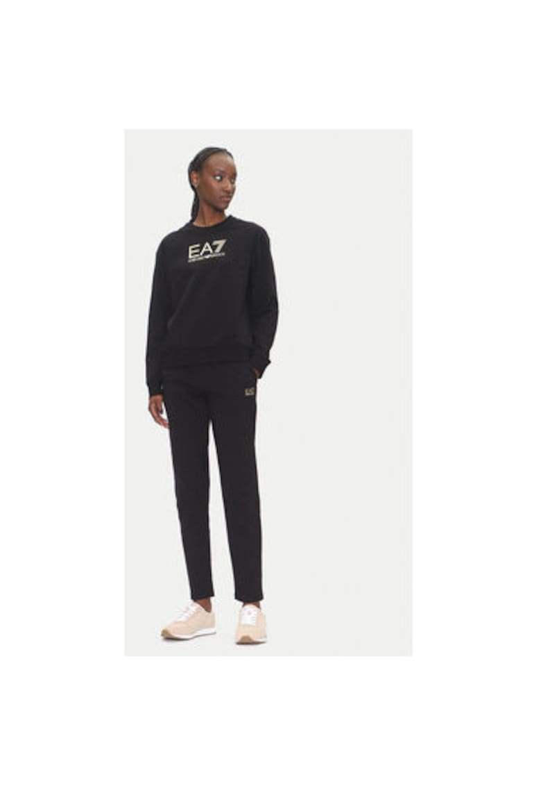 Trening dama Emporio Armani - 7W000115 AF13135 - Bumbac/Elastan - Bleumarin - Negru