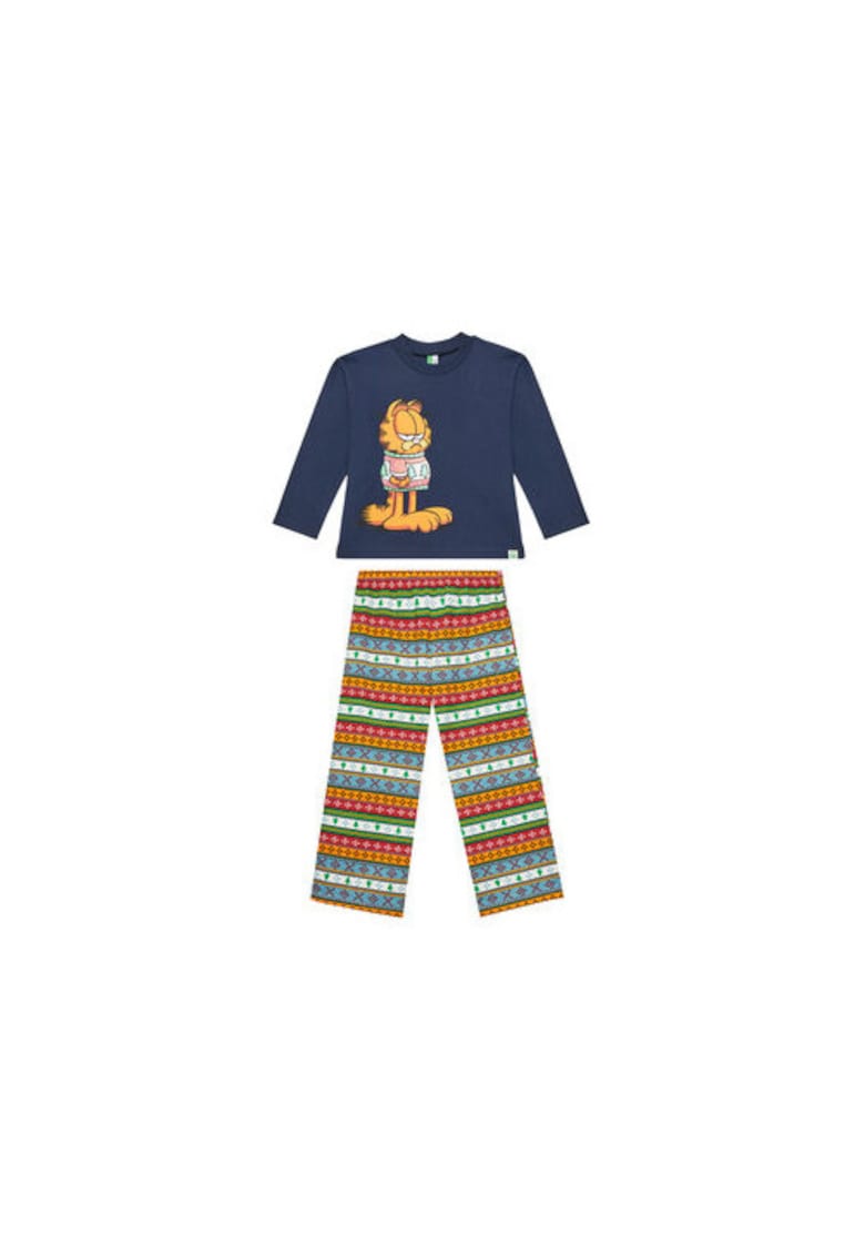 Pijama baieti 37MW0P07T - Bumbac - Bleumarin