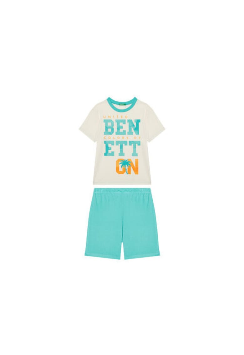 Pijama baieti 30960P08O - Bumbac - Albastru - Albastru