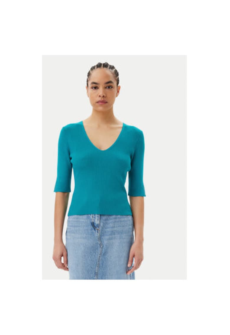 Pulover dama 251-MCHAMPI - Viscoza/Poliamida - Verde