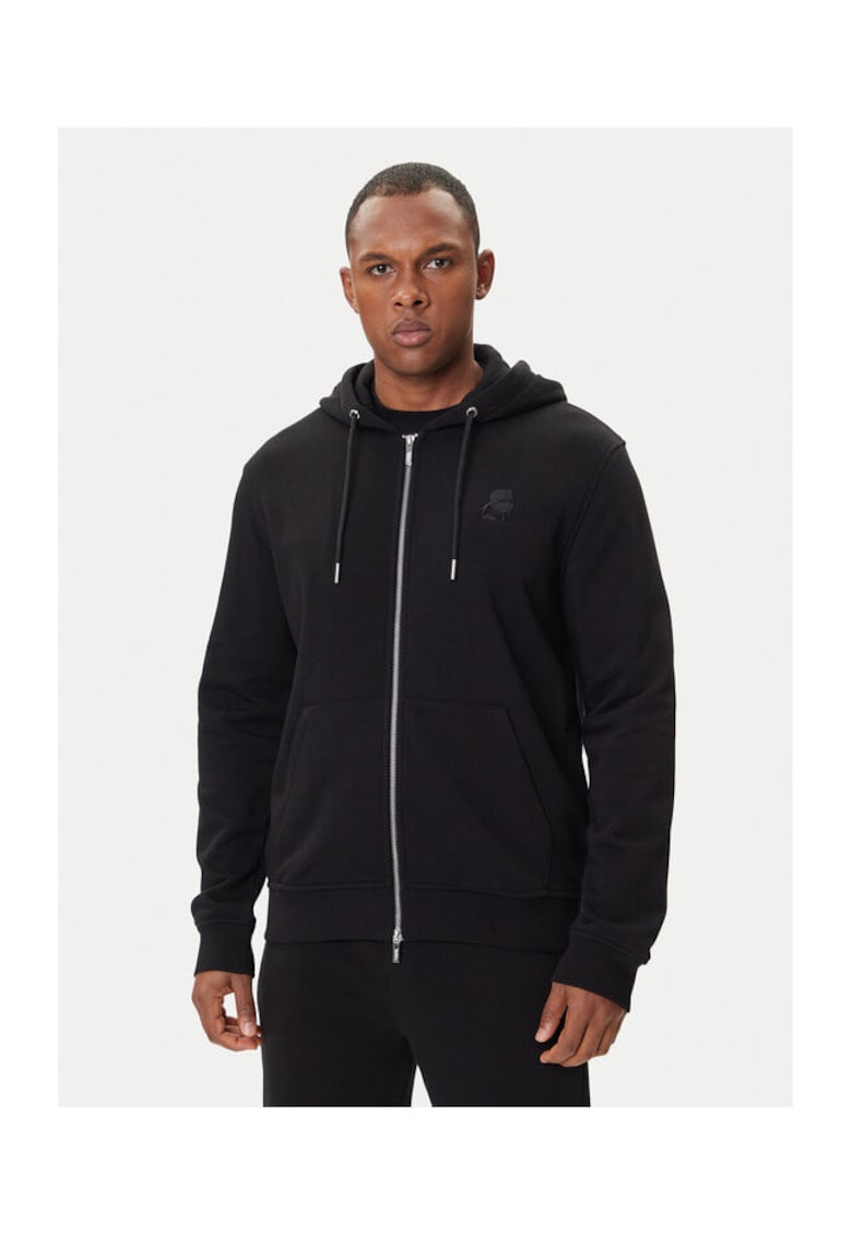 Bluza barbati 705751 500900 - Bumbac organic - Negru - Negru