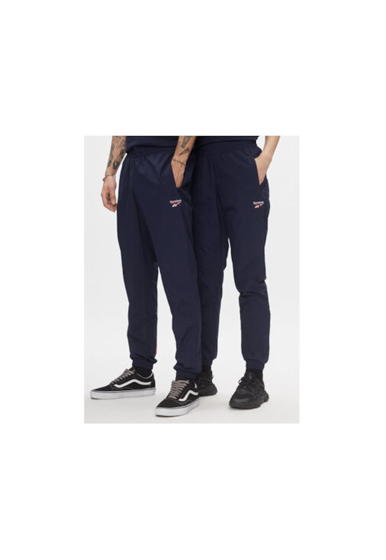 Pantaloni de trening unisex H54439 - Poliamida - Albastru