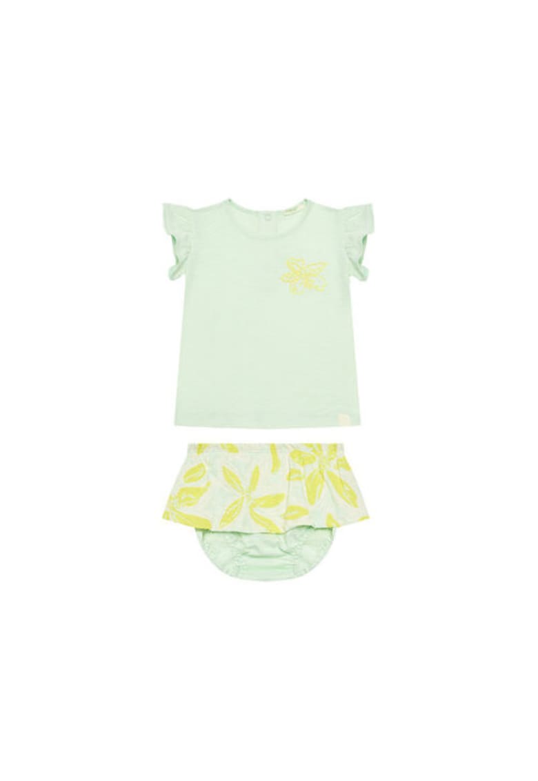 Set tricou si pantaloni scurti fete 3O7SAK015 - Bumbac