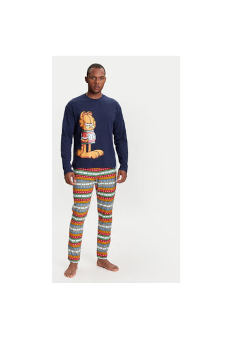 Pijama barbati 37MW4P02J - Bumbac - Bleumarin