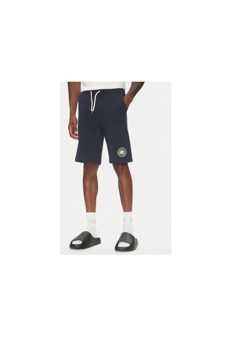 Pantaloni scurti sport dama EQYFB03395 - Bumbac/Poliester - Bleumarin - Bleumarin
