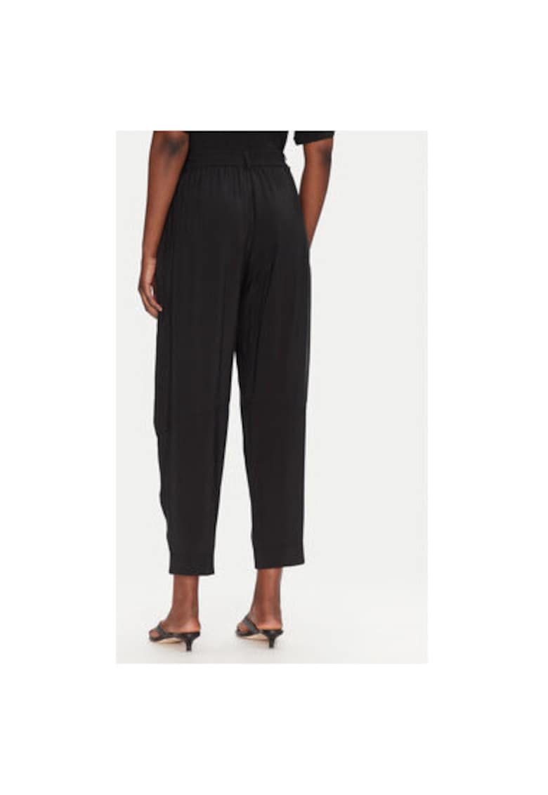 Pantaloni dama 53-5112 - Rayon/Poliester - Negru - Negru