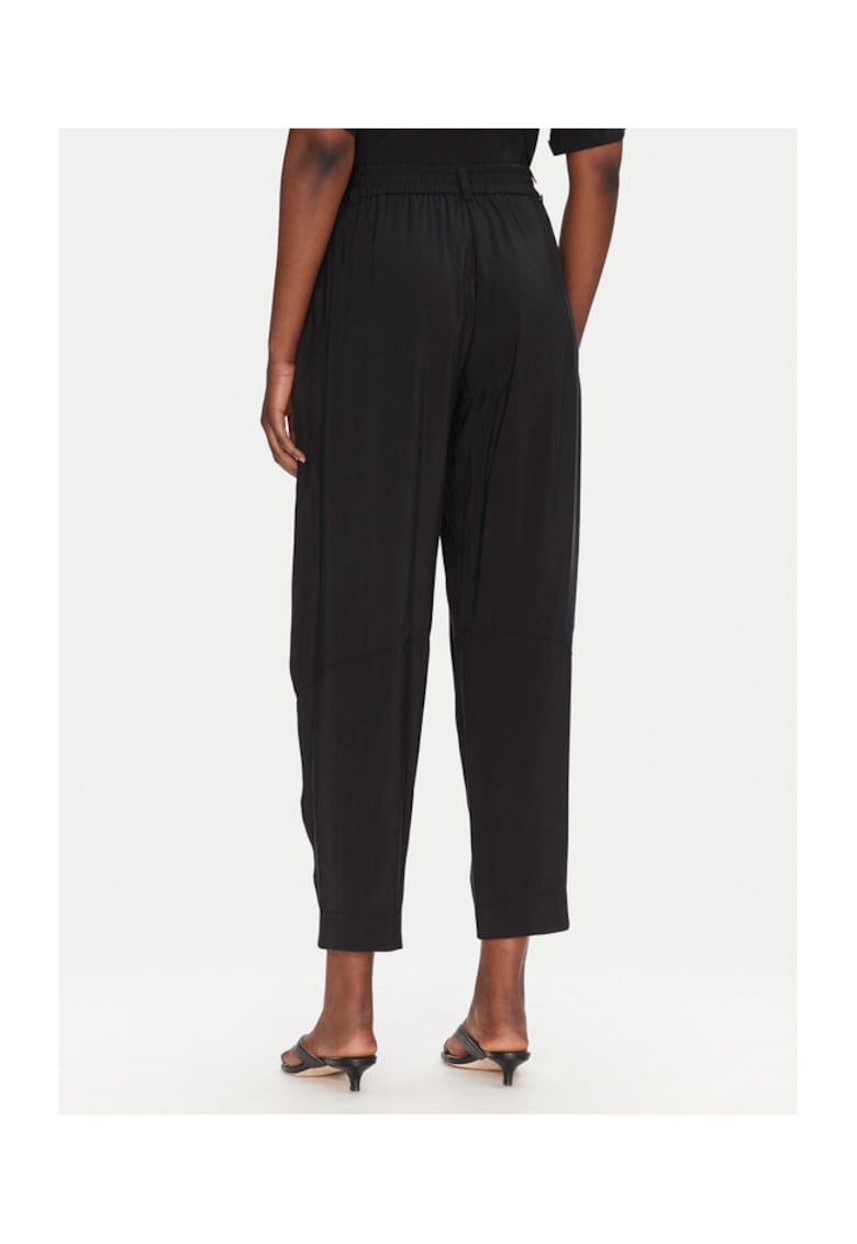 Pantaloni dama 53-5112 - Rayon/Poliester - Negru - Negru