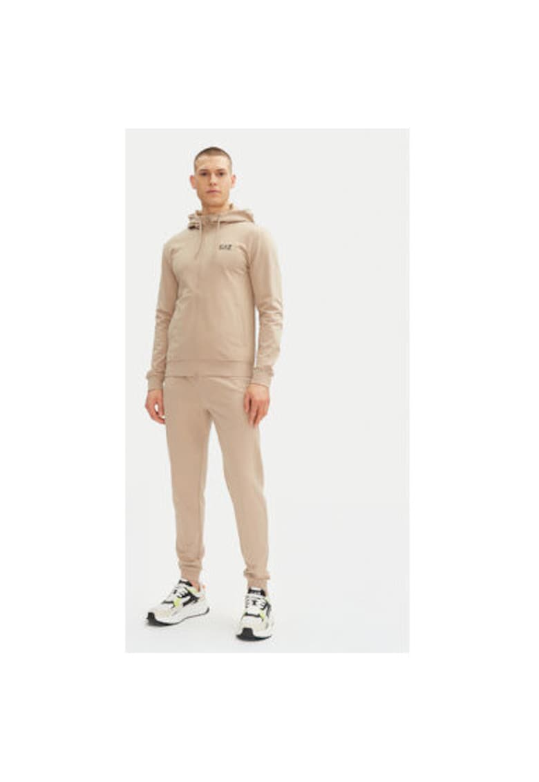 Trening barbati Emporio Armani - 8NPV63 PJVRZ - Bumbac - Bej