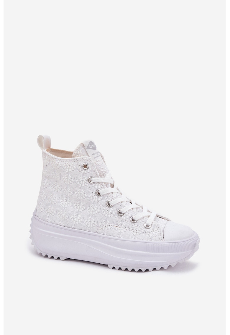 Tenisi dama Lee Cooper LCW-25-31-3461L - inalti - alb - textil