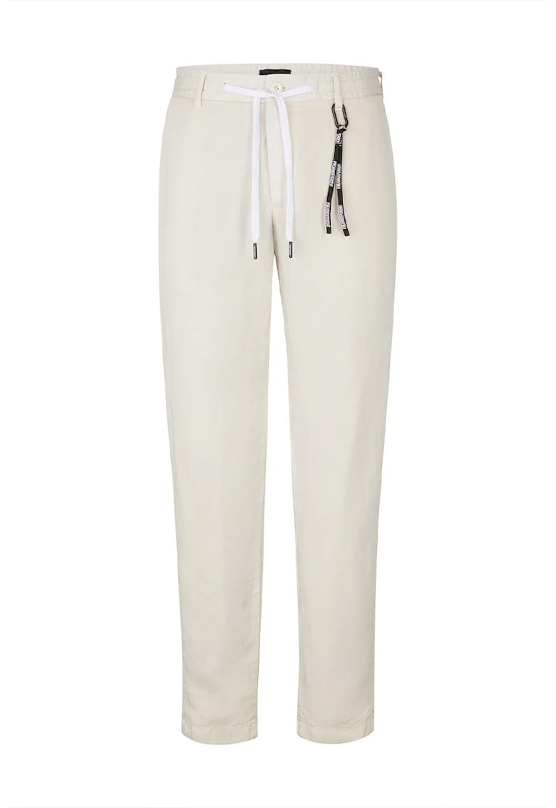 -Pantaloni regular fit cu elastic în talie și buzunare laterale