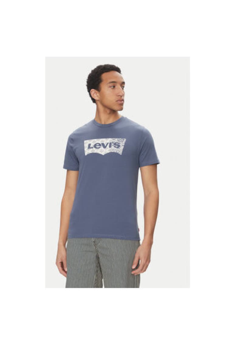 Tricou barbati Levi S - 22491-1812 - Sintetic - XS INTL - Albastru