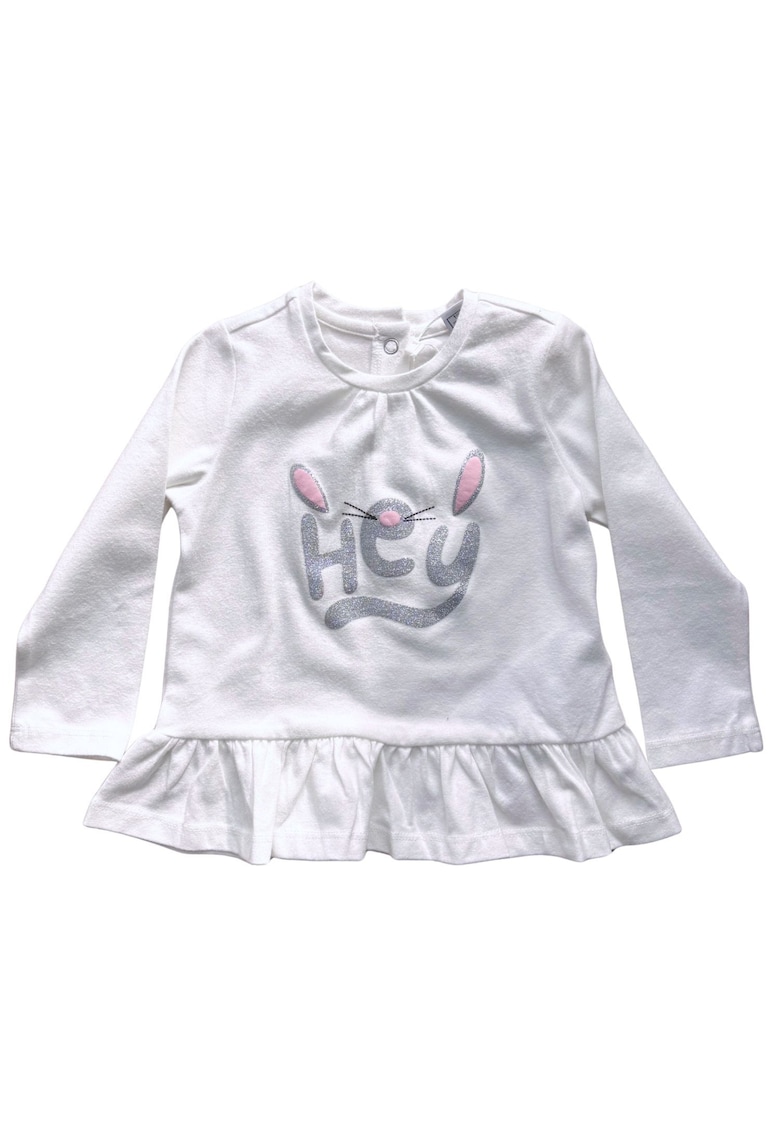 Bluza cu peplum si particule stralucitoare