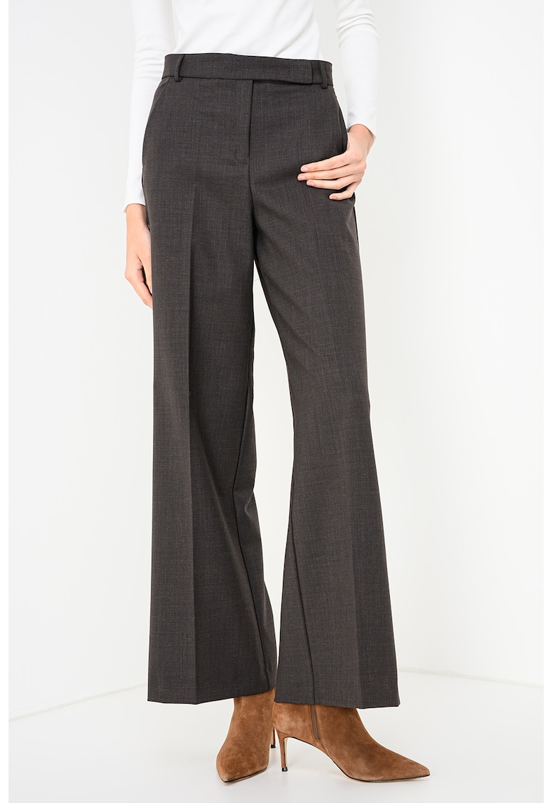 Pantaloni evazati din amestec de lana Vacanze