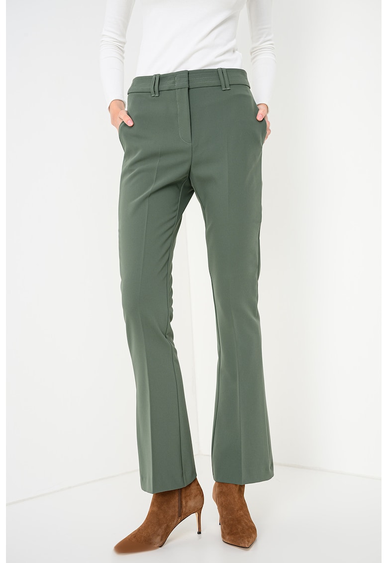 Pantaloni evazati cu talie medie Yser