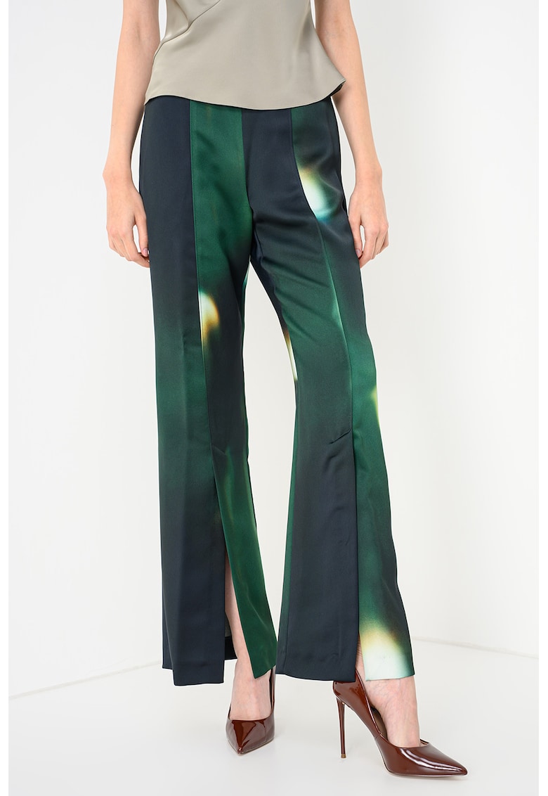 Pantaloni evazati cu slituri la glezna Damara