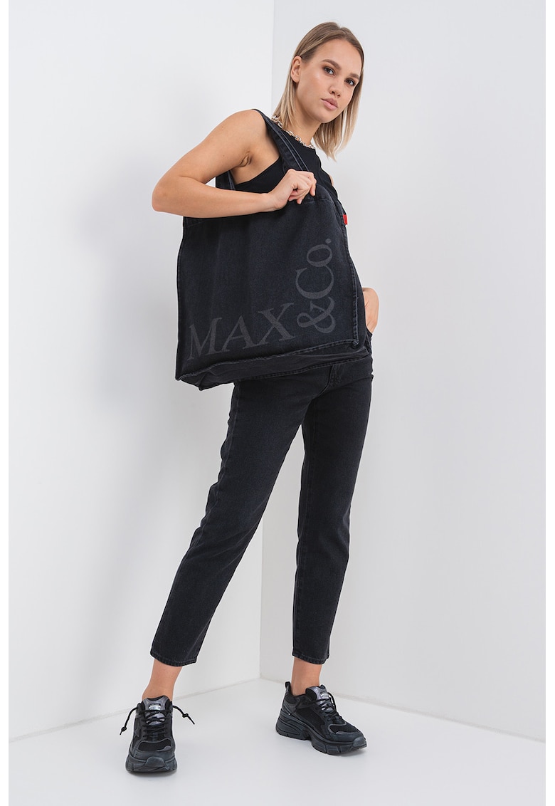 Blugi skinny cu talie medie