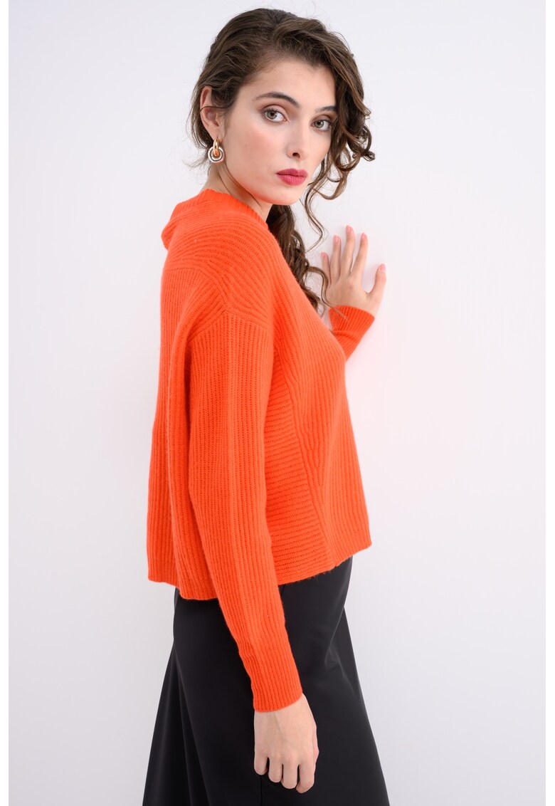 Pulover lejer din casmir - cu dungi