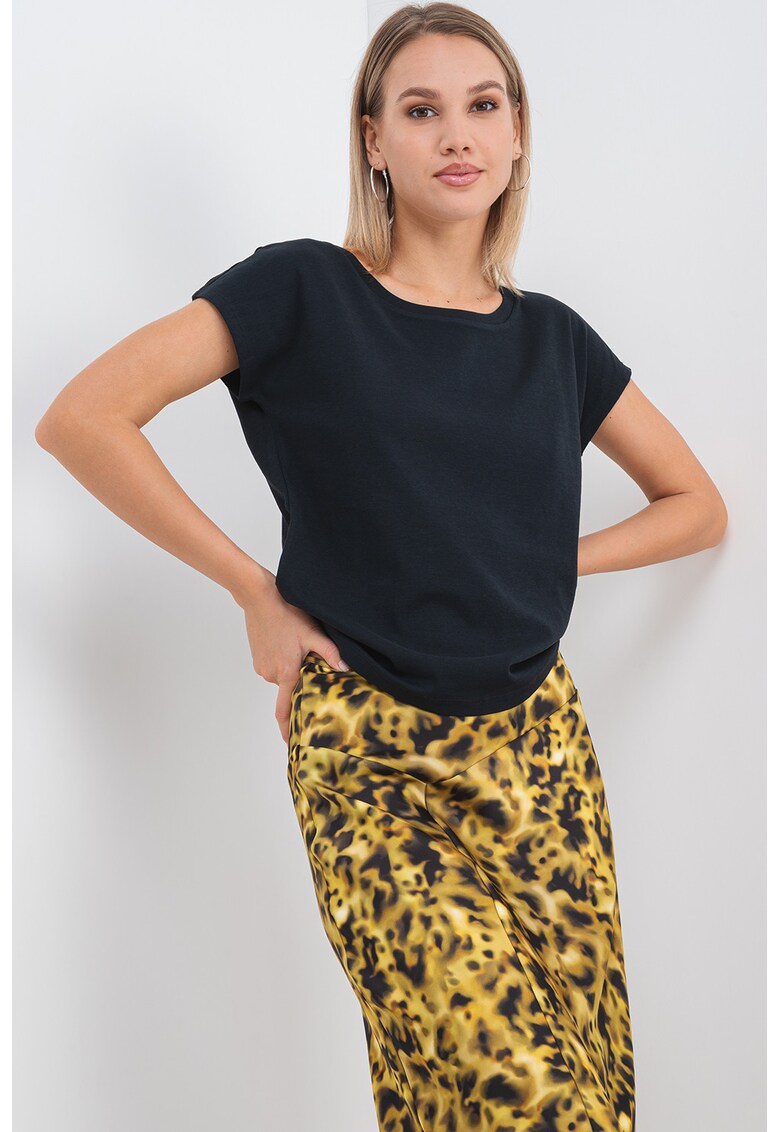 Tricou de bumbac Maldive - Negru