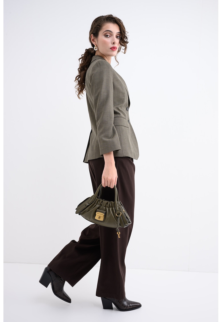 Sacou din amestec de lana cu aplicatii decorative