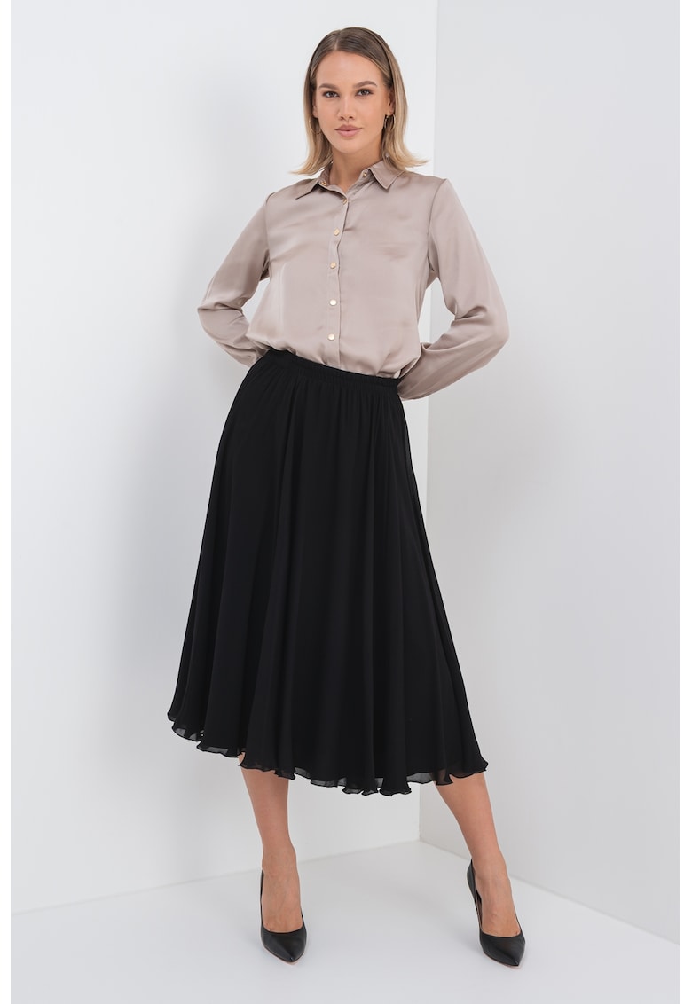 Fusta evazata cu talie inalta
