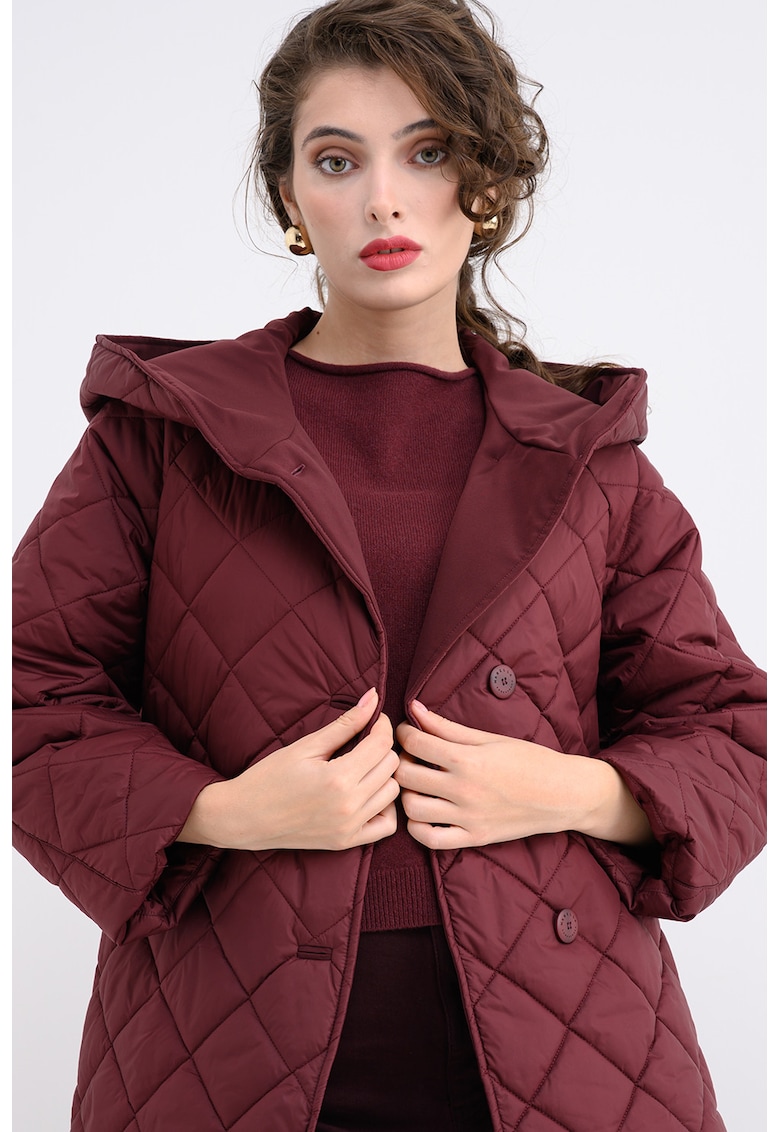 Geaca matlasata cu gluga