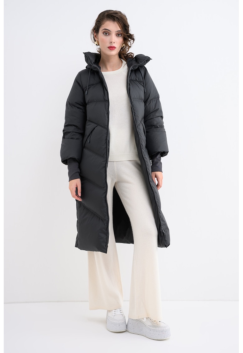 Geaca lunga matlasata