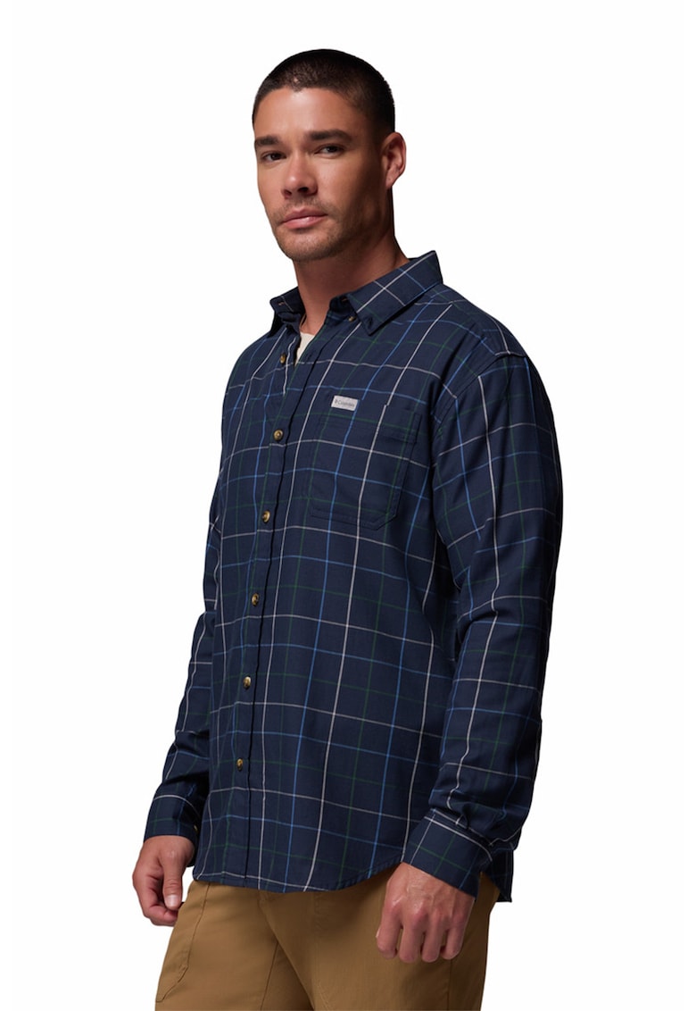 Camasa din amestec de bumbac cu model in carouri