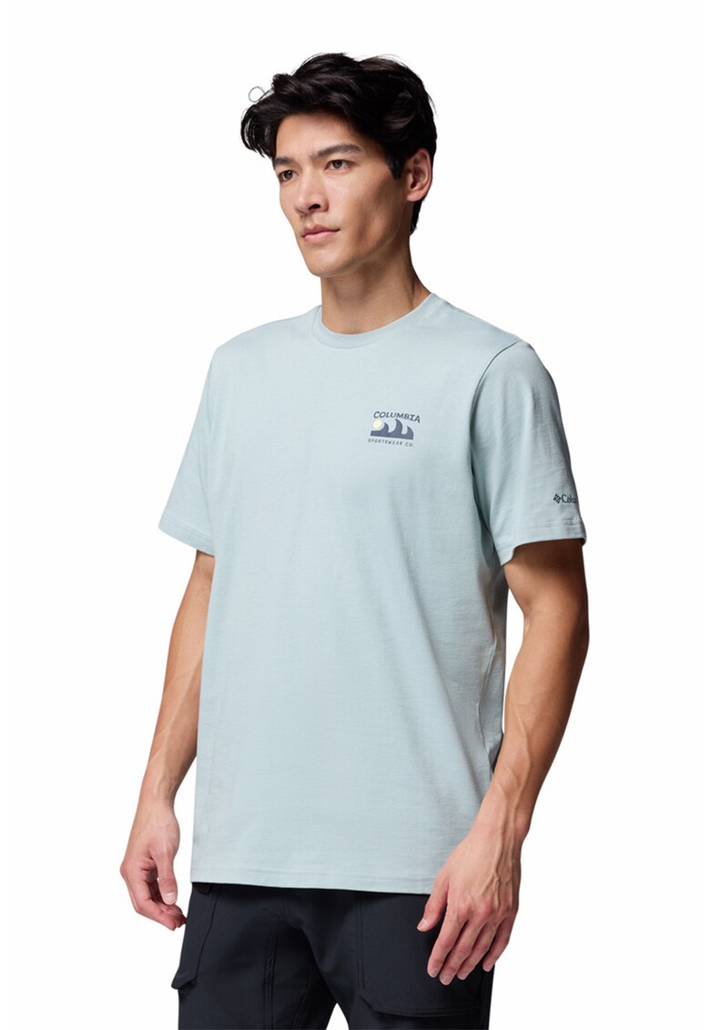 Tricou din bumbac Explorers Canyon™ - Galben pal/Albastru pal