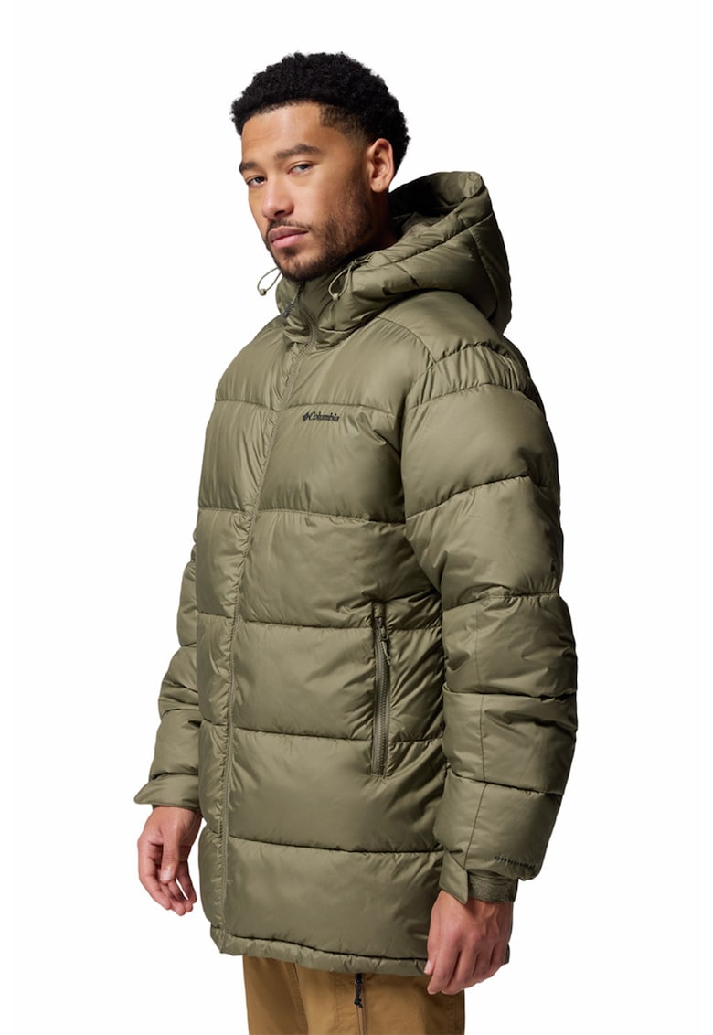 Geaca cu gluga si aspect matlasat Pike Lake